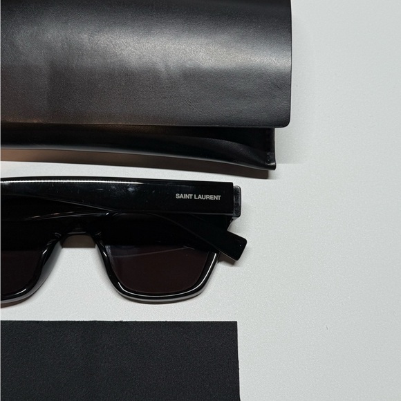 Saint Laurent Sleek Black Sunglasses